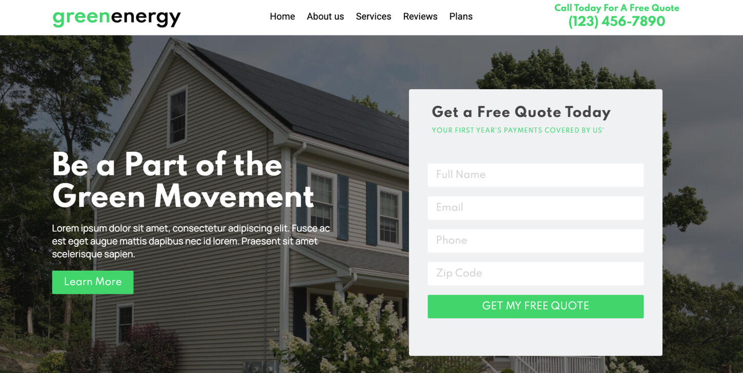 Solar Company Site